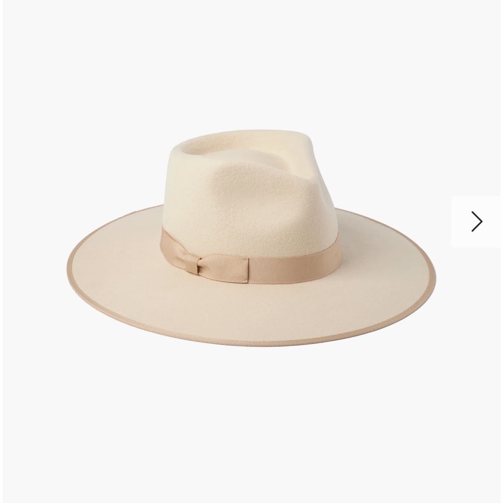 Lack of color ivory rancher hat